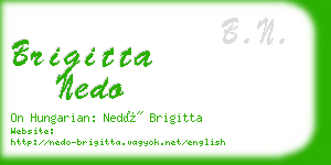 brigitta nedo business card